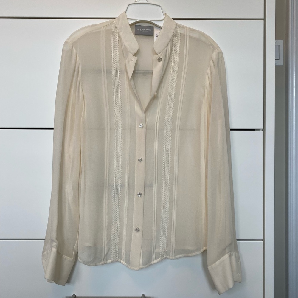 VTG 90s Liz Claiborne Button down blouse